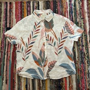 Cynthia Rowley 100% linen Top